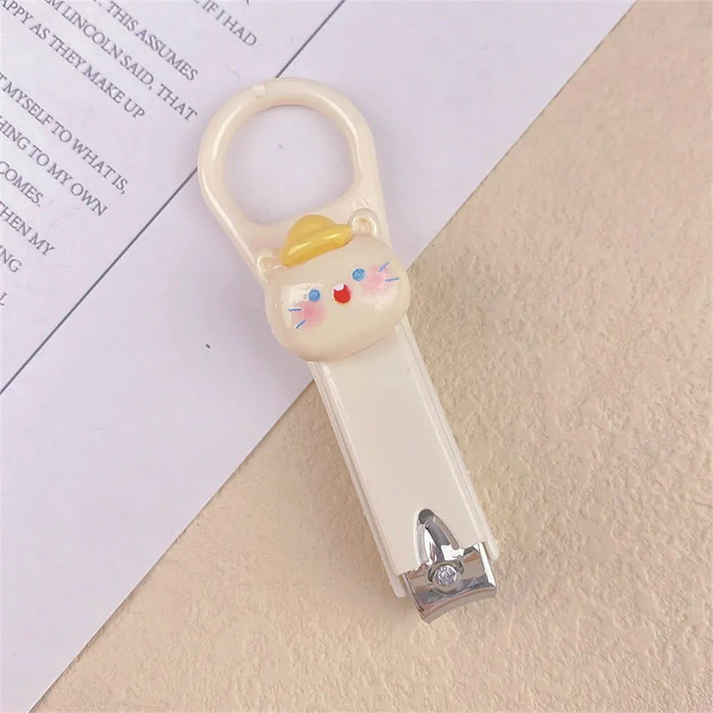 Cute Cartoon Nail Clippers Creative Bear Bow
