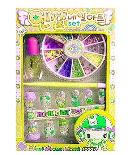 Nail Art kit Set of 3 Pcs for Kids Girls Colorful Nail Art Design