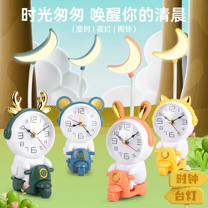 New Cartoon Cute Pet Motorcycle Charging Lamp