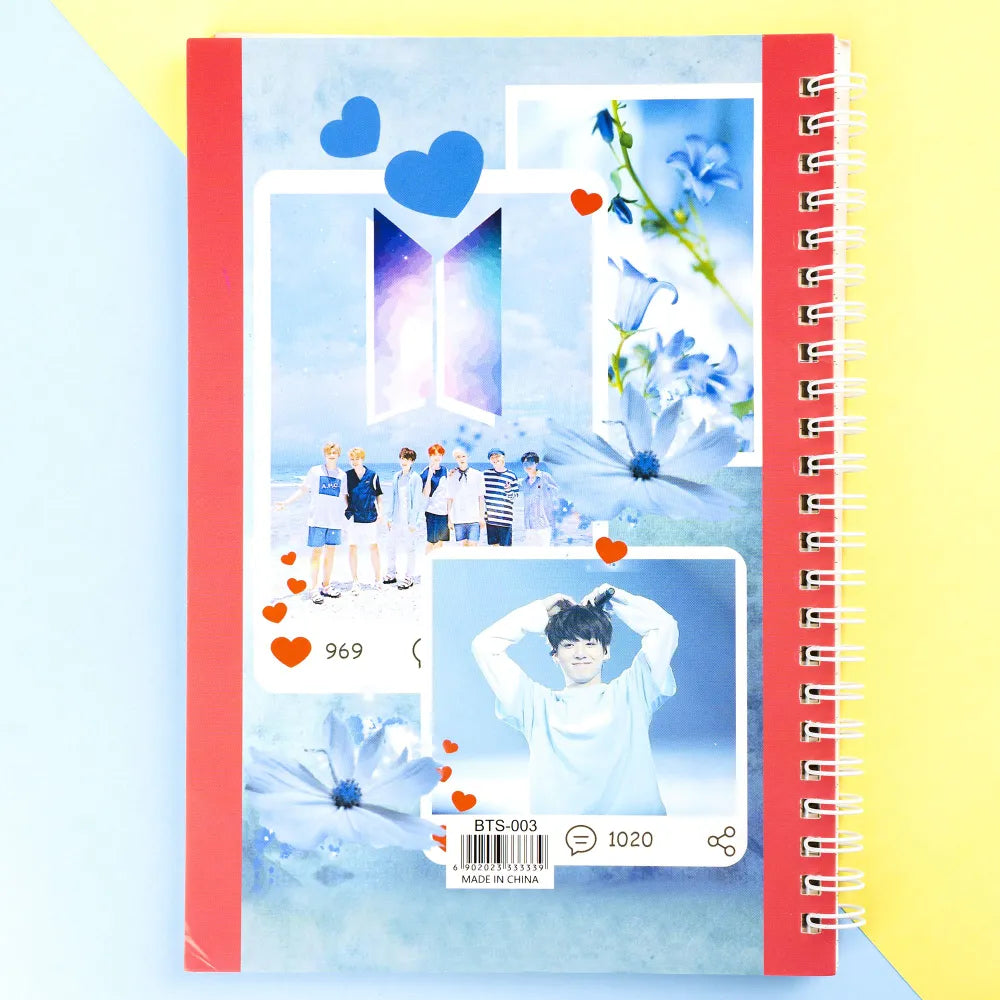 blue Sketchbook A5 sheets: