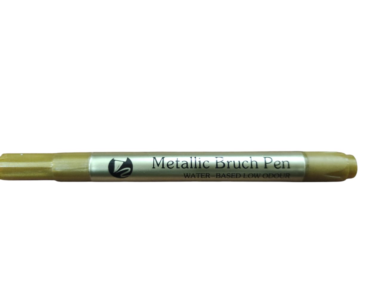 1Pc Brush Metallic Paint Marker Pens Gold Silver Color