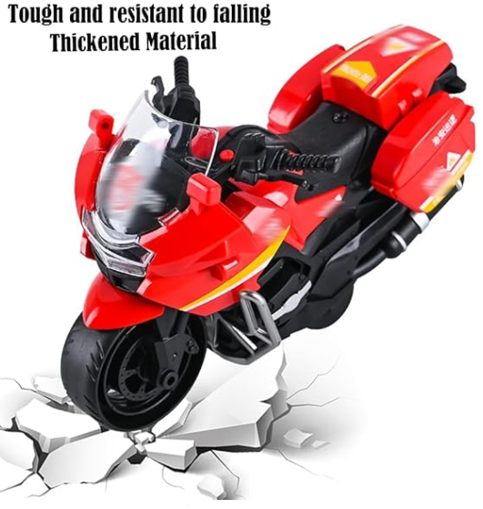 Police Motorcycle Toy, Pull Back Toy Motorcycle