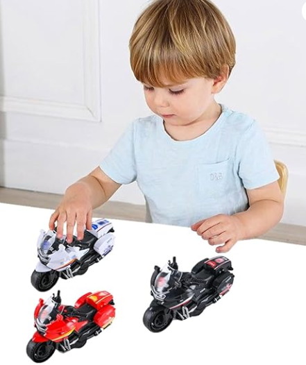 Police Motorcycle Toy, Pull Back Toy Motorcycle