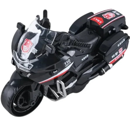 Police Motorcycle Toy, Pull Back Toy Motorcycle