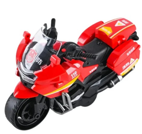 Police Motorcycle Toy, Pull Back Toy Motorcycle